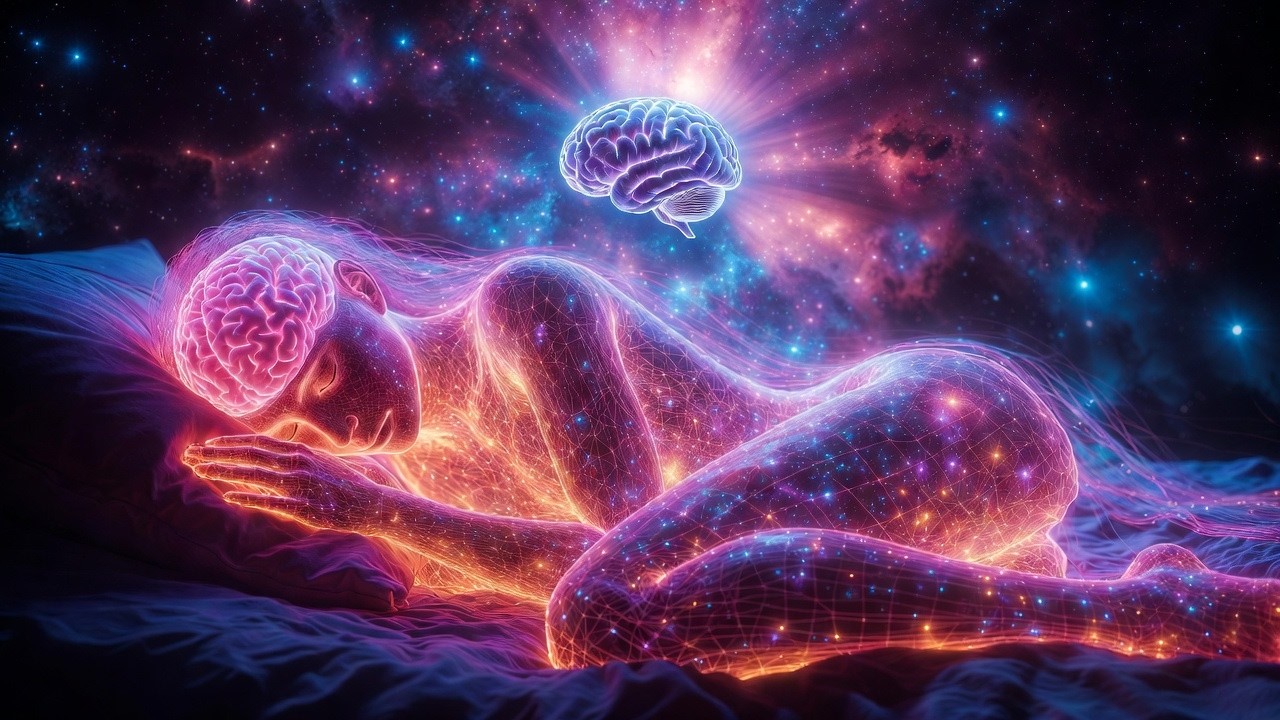 528Hz Repair Your DNA While You Sleep, Sleep Music for Physical Healing | Dreamy Flow
