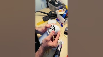 Chế quạt cầm tay từ linh kiện của tirek F17#quạt #quat #quatcamtay #quatcamtaymini