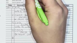Recording Journal Entries for Merchandise Sales Transactions - Perpetual - Chapter 5 – Exercise 5-4