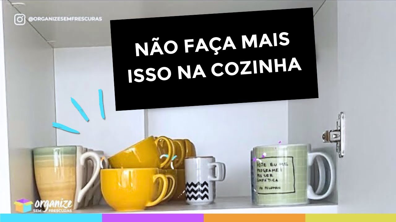 OS 10 ERROS MAIS COMUNS NA HORA DE ORGANIZAR E LIMPAR A SUA COZINHA | OSF®️ - Rafa Oliveira