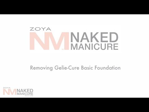 Zoya Nail Polish: Gelie-Cure - How to Remove Basic Foundation