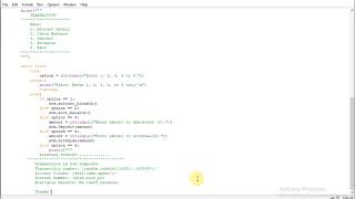 program  to develop atm with classes and objects in python