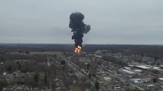 Team coverage: Train derailment in Northeast Ohio forces 'controlled release' of chemicals