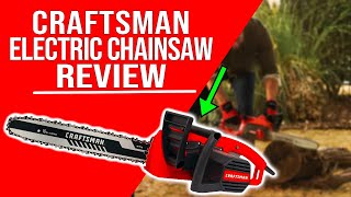 CRAFTSMAN Electric Chainsaw 16 Inch 12 Amp Corded CMECS600 Review Watch Before You Buy