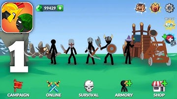 Stickman History Battle Gameplay Walkthrough Part 1