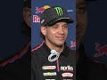The riders describe their bikes with some unexpected words 🦁🐱💍