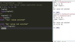 Lecture#7 Python Tuples I