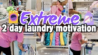 *EXTREME* 2 DAYS OF LAUNDRY MOTIVATION // ALL DAY LAUNDRY ROUTINE 2024 // GET IT ALL DONE WITH ME✨