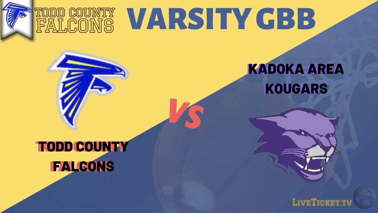 Todd County Falcons vs Kadoka Area Kougars Varsity GBB 21320 YouTube