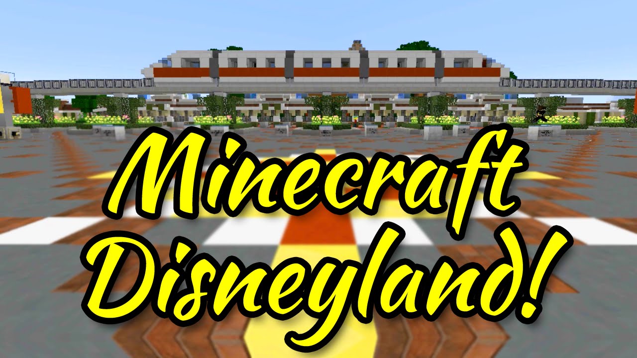 Minecraft Disneyland - Intro! rob plays disney