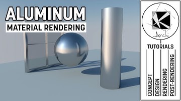 Learn to create Aluminum Material Tutorial - Vray 2.0 and Sketchup 2016