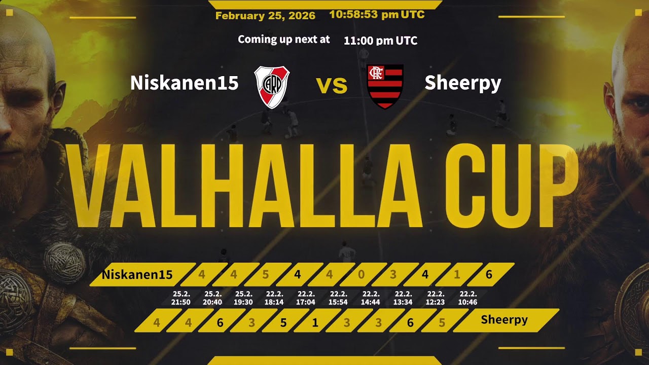 Valhalla Cup 2 - 25/02/2026 - Evening Session
