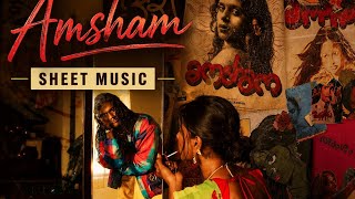 Amsham Easy Sheet Music | Malayalam Song | Tutorial Notes