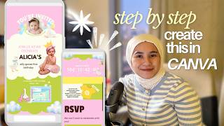 Make Interactive Party Invites in Canva (with RSVP + Countdown) | Canva Web