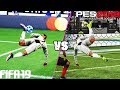 FIFA 19 vs. PES 2019: Fancy Finishing (Scorpion Kick, Bicycle Kick, Rabona  & More) | 4K