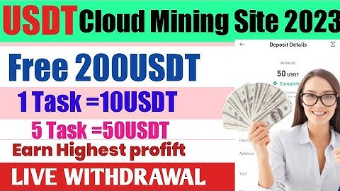 New USDT Cloud Mining website  2023 |Trx Cloud mining Website|Usdt AndTrx Cloud Mining site #tron