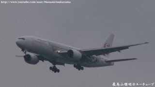 [JALハピネスエクスプレス] Japan Airlines JA8985 landing @ Haneda RWY34L [March 30, 2013]