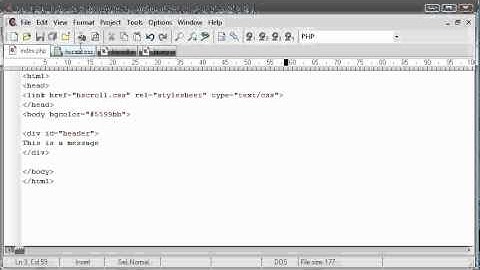 jQuery Tutorial: Scroll-down Twitter Style Information Header (Part 1)
