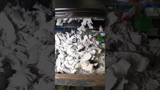Watch It Shred! Baled PVC #recycling #shreddingmachine #industrialshredder