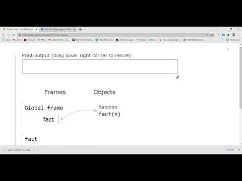 Factorial - Python | Visualization code | Codeverse