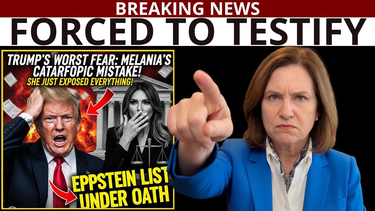 IT'S OVER:Federal Judge CONFIRMS Melania Must Testify Under Oath-Trump Legal Team in Full Panic Mode