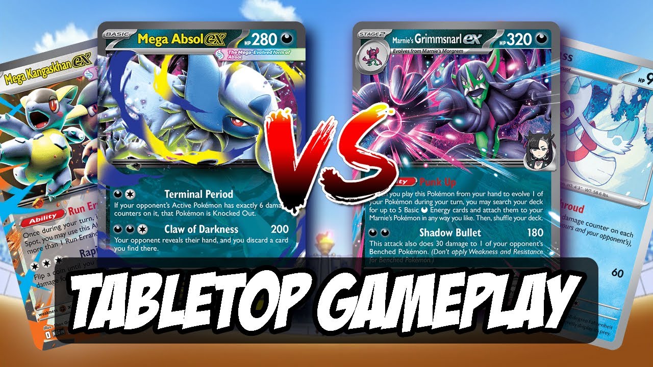 Я допустил столько ОШИБОК | Настольная игра Mega Absol Ex против Marnie's Grimmsnarl