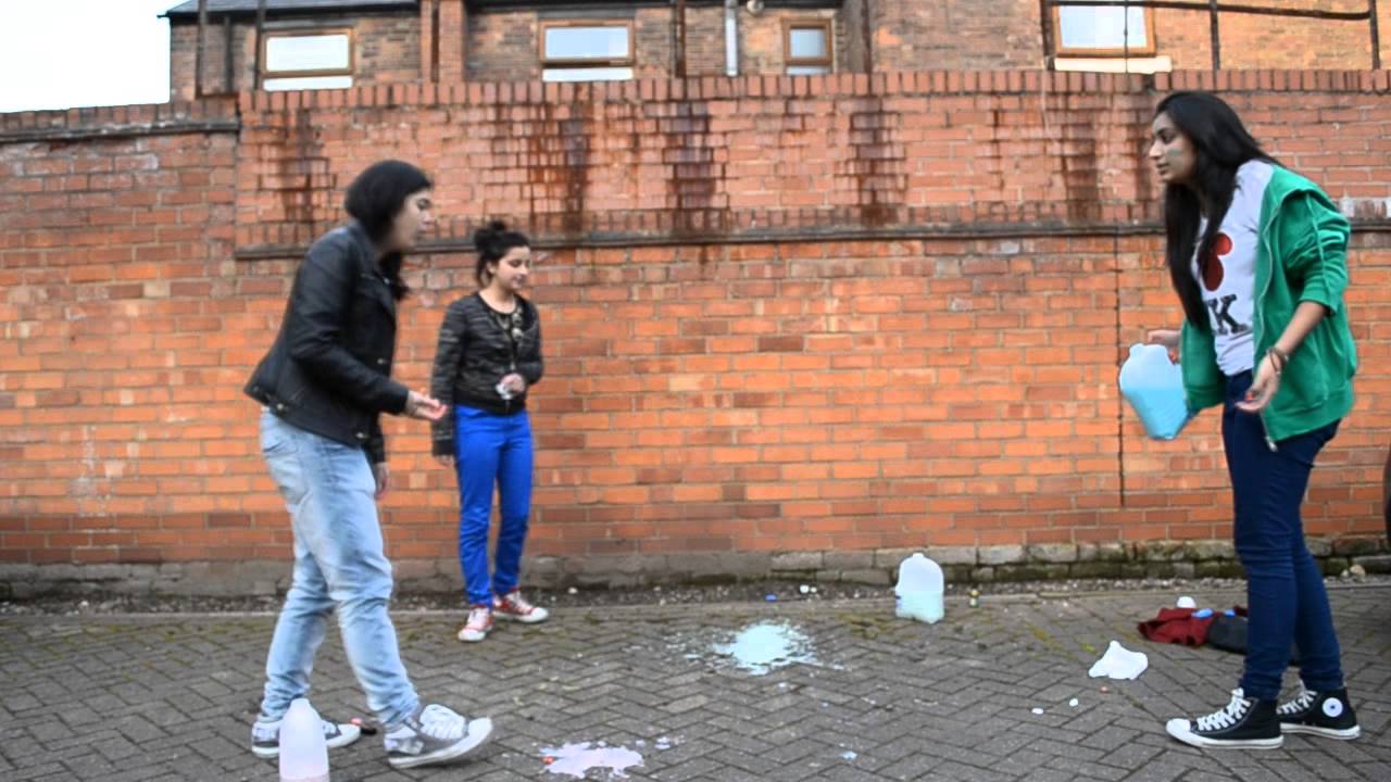 Our attempt at  the 3L rainbow milk challenge