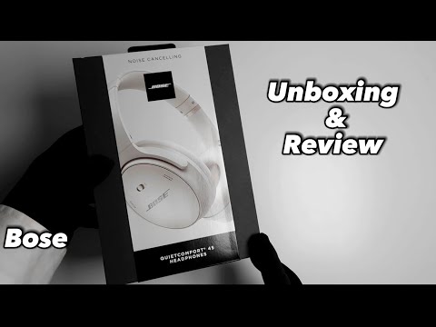 Unboxing the Bose QuietComfort 45: Premium Sound & Style in White