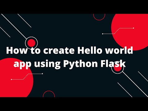 Python Flask Tutorial #2 How to create Hello world app using Python Flask