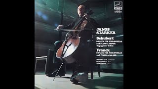 César FRANCK Cello Sonata in A major Janos STARKER, cello Gyorgy SEBÖK, piano