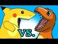 Team SHARK vs. Team DINO "POKEMON SHARK PIKACHU vs. DINO CHARMANDER!" #28