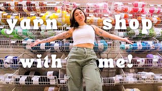 new budget friendly yarns | come yarn shopping with me!