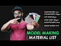 MODEL MAKING MATERIALS  LIST | TIPS and TRICKS | Sam-E studio