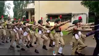 Parade Bhu Ncc Cadets Girls And Boys