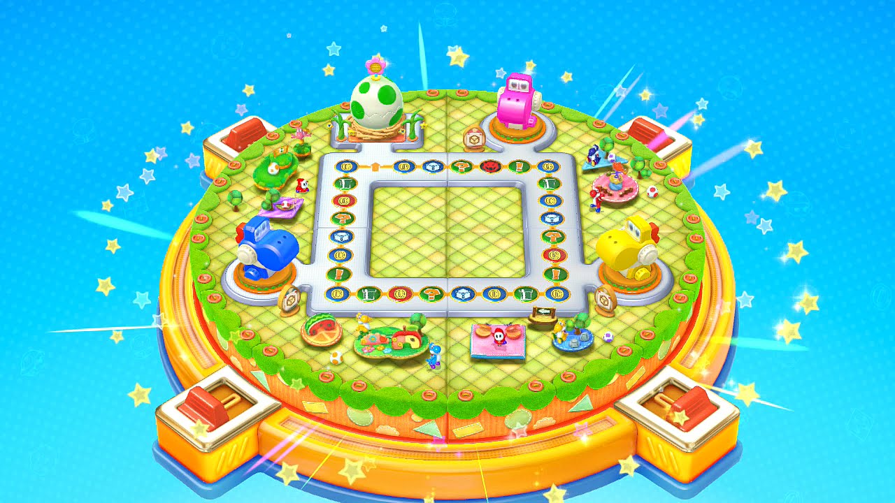 Mario Party 10 - amiibo Party (Yoshi Board)