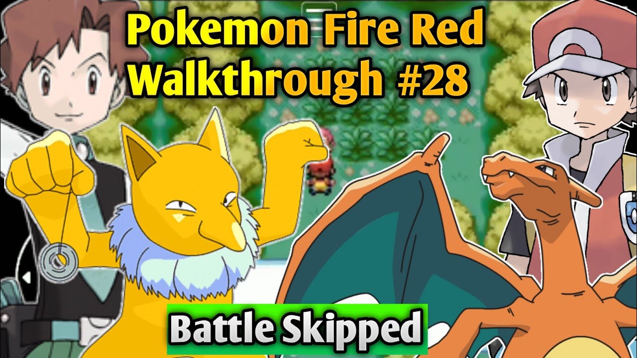 Saving Lostelle from hypno #28 || Pokemon Fire Red Guide 
