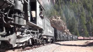 USA - Cumbres & Toltec 22 - Double Headed Freight - October 2012