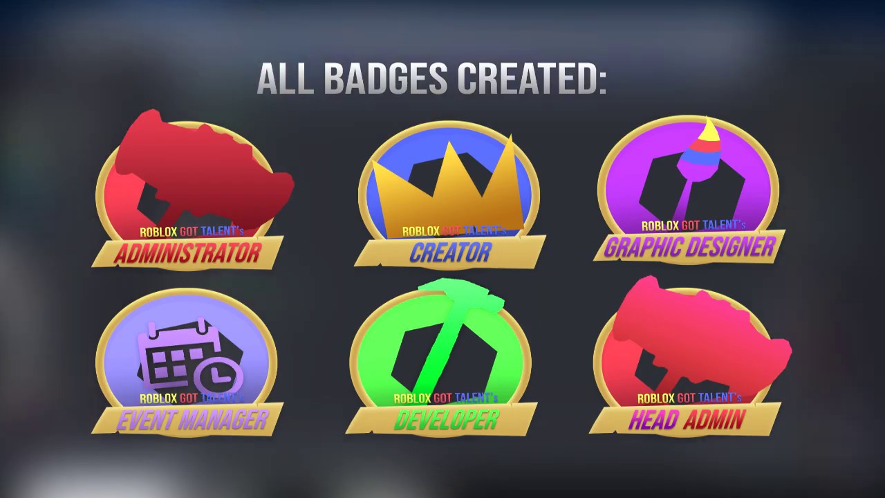 Rgt Badges Description Youtube - logo roblox admin badge