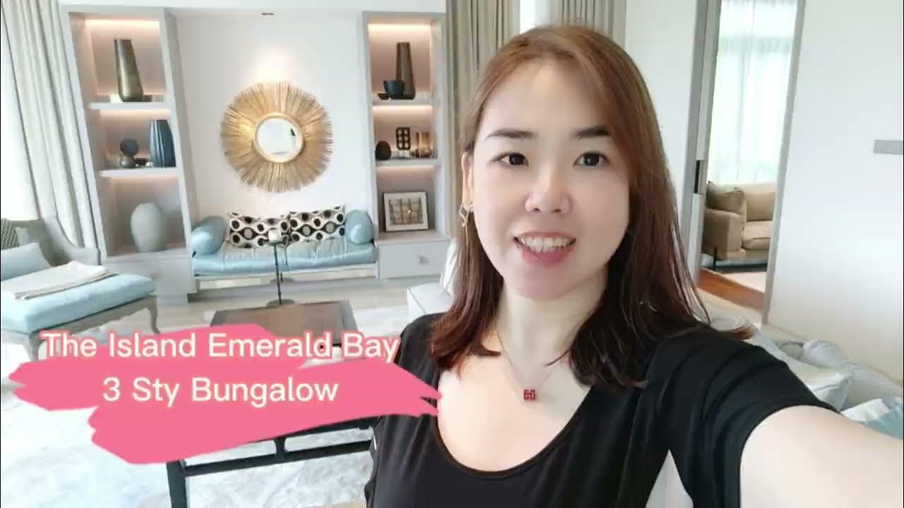 The Island Emerald Bay 3 storey Bungalow Show House For Sell YouTube