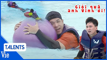 Voi Biển bứt tốc lội ngược dòng, thoát khỏi huông đứng chót trong cuộc đua cưỡi bóng | Running Man