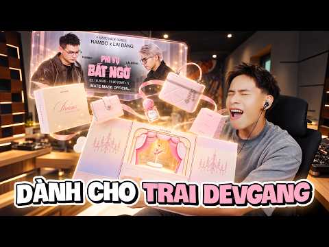 REACTION TO RAMBO'S FIRST TIME ACTING WITH LAI BÂNG, UNBOXING A COOL GIFT SET FROM MATE MADE