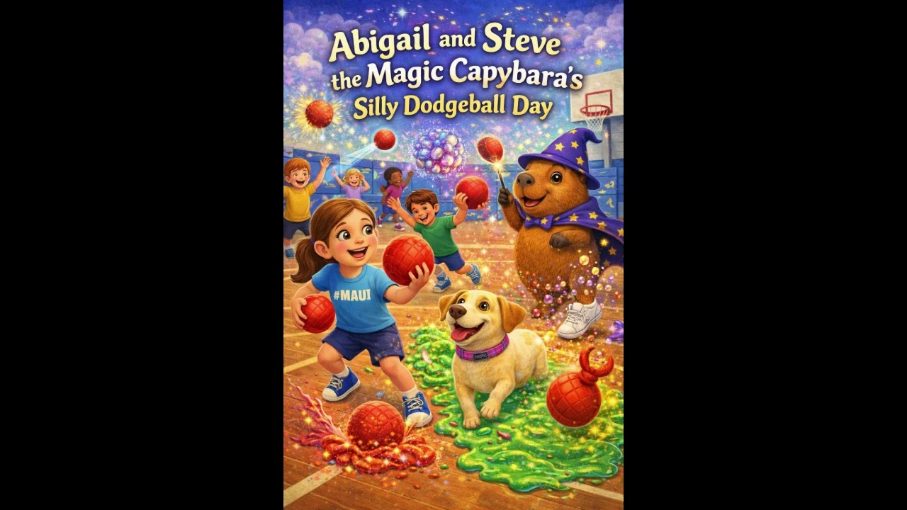 Abigail and Steve the Magic Capybara’s Silly Dodgeball Day!