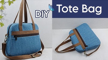 DIY Cara Membuat Tas/Tote Bag Tutorial & Pattern