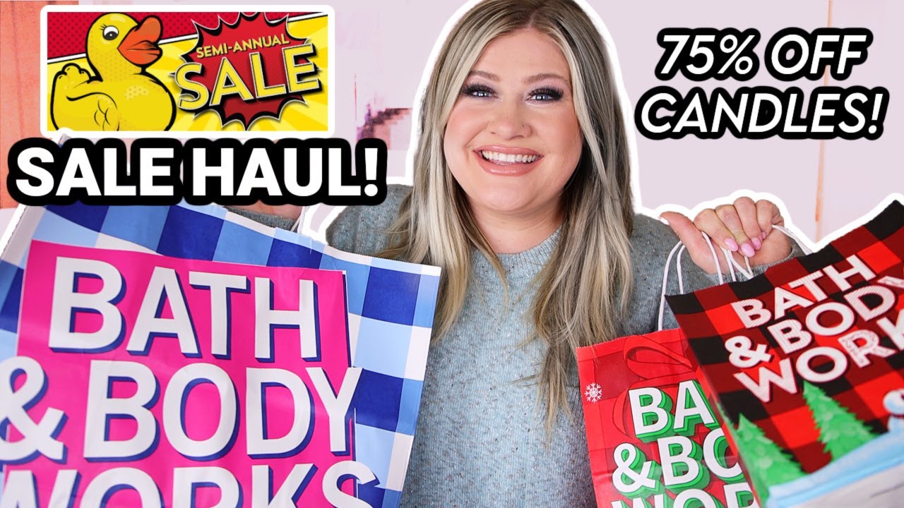 BATH & BODY WORKS WINTER SALE HAUL