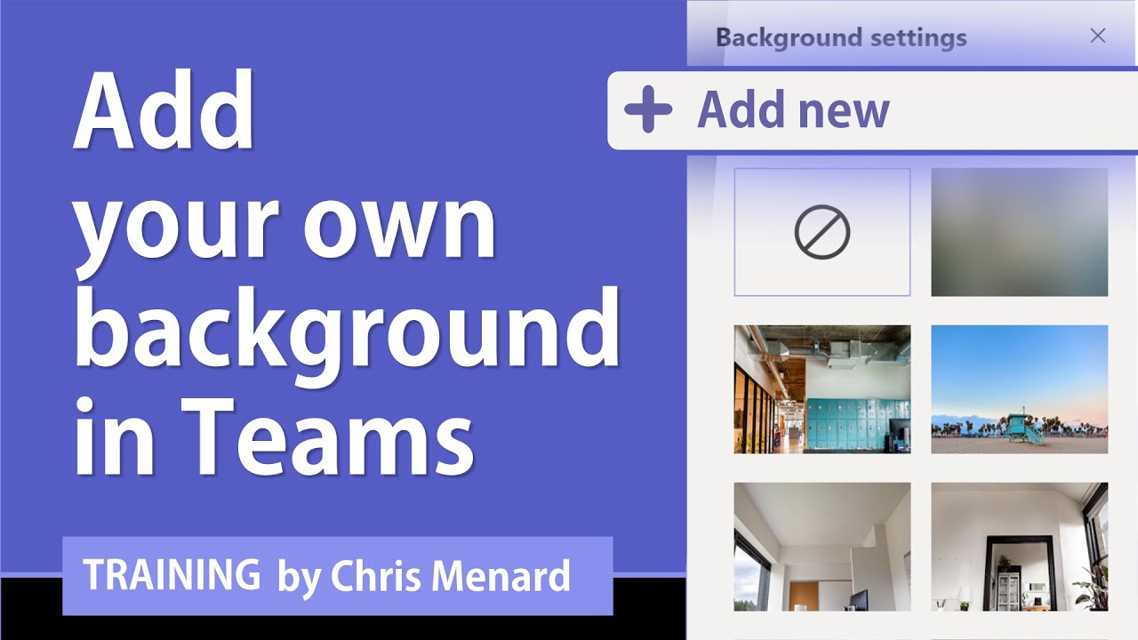 Create & Add a custom background for your Microsoft Teams Meetings