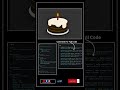 CSS Birthday cake 🎂 #shortvideo #htmlcss #shortsviral #programming #shorts #htmlcssandjavascript