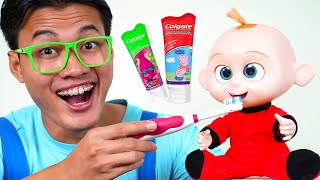 Brush Your Teeth Song | Nursery Rhymes Daddy Songs