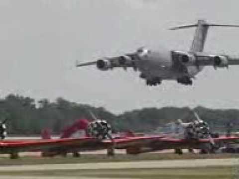 C-17 Showing off!....Kingair...