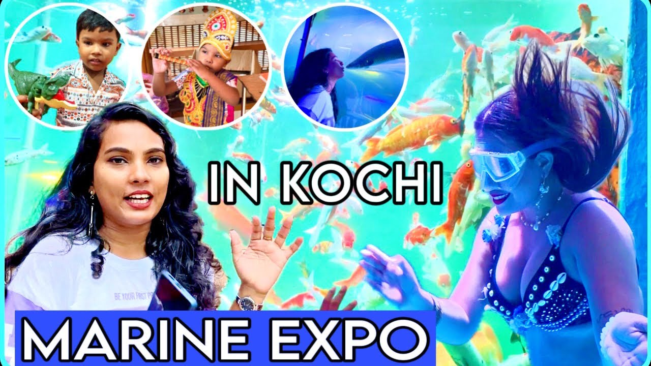 Marine Underwater Expo😍|ഈ ഓണം അടിച്ചു പൊളിക്കാൻ ആഴക്കടലിലെ മത്സ്യങ്ങളും മത്സ്യകന്യകയും|kunjusseries