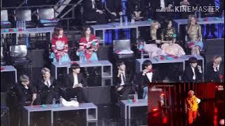 BTS  BLACKPINK  IKON REACTION TO MINO FIANCE @GDA #GDA